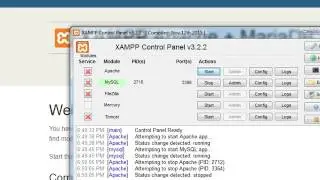 Tutorial Web Server : Installing and configuring xampp php mysql in windows