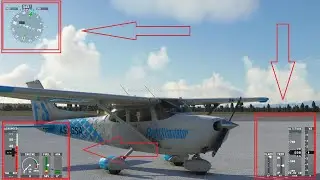 Как убрать показания приборов (HUD) с экрана игры в Microsoft Flight Simulator!