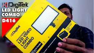 digitek led light d416 unboxing and review in hindi | brinda photography