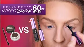 🧐 NEW urban decay 60 HOUR inked brow VS Maybelline Tattoo Studio