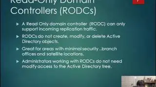 Server 2012 70-410 Lesson 4: Understanding Domain Controllers