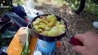⛺ hike, bushcraft, camp kitchen, solo hike.