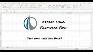 Time Saving Hack for Long Formula Creation with Multiple Tabs