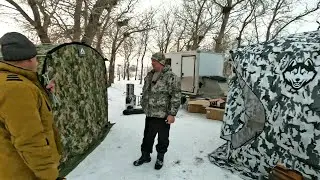 Долгожданная баня. Новая зимняя палатка Хаски. Мощный шуруповёрт Dewalt. 1 серия