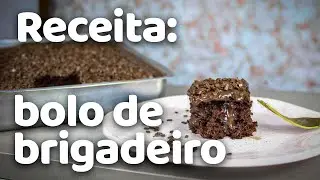 Bolo de Brigadeiro bem Chocolatudo | fácil e rápido