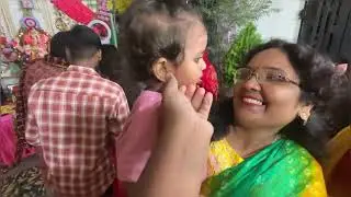 Welcome to ganesh Chaturthi vlog❤️😋 #day2 and #day3￼
