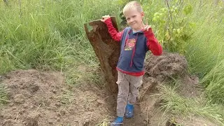 КоП металла с СЫНОМ!!!