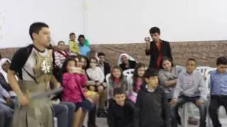 Teatro Soldado Ferido com o Hino do Voz da Verdade