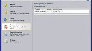 How to deactivate a concurrent-use license from the License Administrator
