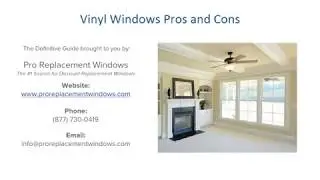Vinyl Windows: Pros and Cons of Installing Vinyl Replacement Windows