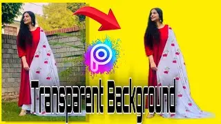 How to Create transparent background image in PicsArt