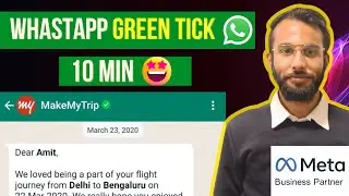 How to Get Official WhatsApp Green Tick Number in 10 Min | Apply For WhatsApp Verified Account