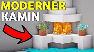 Minecraft Moderner Kamin bauen | Wie baut man einen Kamin in Minecraft?