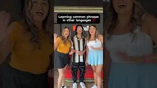 Pt.1 Learning other languages ✨ #twins #learningmandarin #youtubecreator #languages