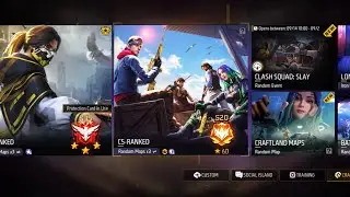 Garena free fire-My profile/Clash squad rank Gameplay