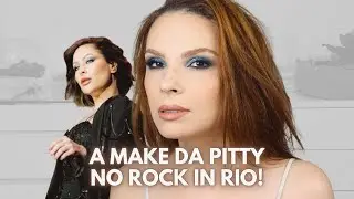 A MAQUIAGEM DA PITTY NO ROCK IN RIO 2024 | Primeira vez na vida começando a maquiagem pelos olhos!