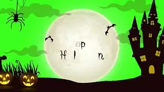 Happy Halloween Green Screen Animation 
