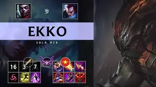 Ekko Mid vs Yasuo: Triple Kill, Legendary - VN Master Patch 25.S1.1