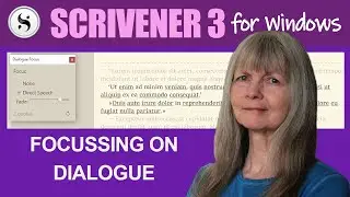 Scrivener 3 for Windows: Dialogue Focus
