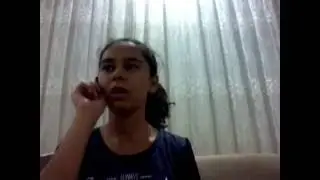 Isaret diliyle şarkı söylemeye çalıştım.