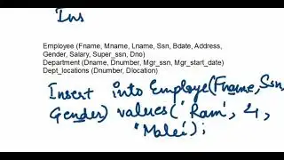 INSERT  Command In Oracle/SQL With Example || DML Commands In DBMS