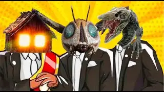 House Head Vs Mothra Vs Skull Crawler - Coffin Dance Meme Cover