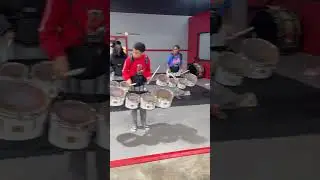 Playing Drums With The Drum Line of Atlanta Drum Academy