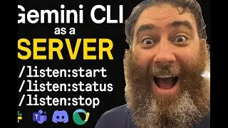 Turn Gemini CLI into a Server with Custom Slash Commands