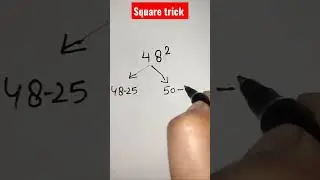 Square short trick| find square within seconds #shorts #square #maths #trending