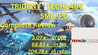 Trident Techlabs IPO || Defence Sector IPO || Trident Techlabs IPO short Review