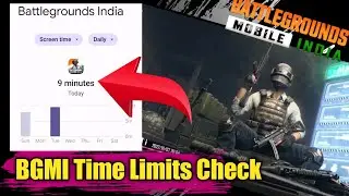 ✅BGMI Time Limit Tracking | How to Track BGMI Play Time Live
