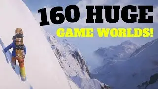 Top 160 Biggest Game Worlds Ever Made! (Video Game Maps Size Comparison)