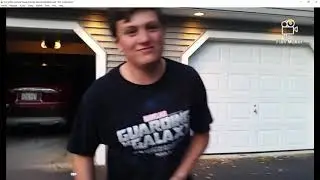Live action monster house chowder playing basketball but every time the ball bounces it starts over