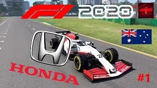 HONDA'S FIRST RACE BACK IN F1: F1 2020 MY TEAM CAREER: PART 1