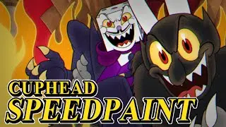 [SPEEDPAINT] CUPHEAD - THE DEVIL AND DEMON KING DICE