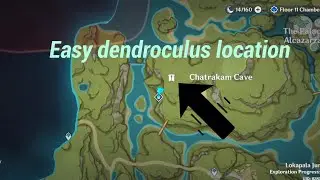 Easy hidden dendroculus location - Genshin impact