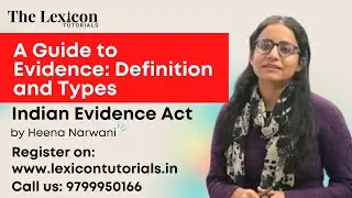 A Guide to Evidence: Definition and Types | Indian Evidence Act