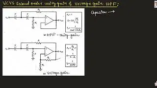 EPC#54 VCVS unity gain & voltage gain (equal component) second order low pass filter || EC Academy
