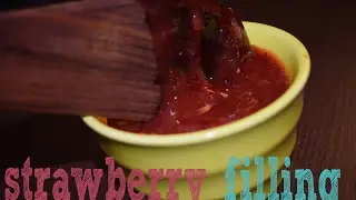 FRESH STRAWBERRY FILLING || easy recepie