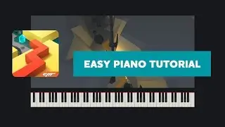 Dancing Line - The Crystal // Easy Version (Synthesia Tutorial + MIDI)