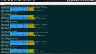 Squashing multiple commits into one with GIT