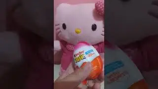 hello kitty open kinder joy #hellokitty#kinderjoy#shorts#youtubeshorts#viralshorts