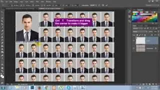 How to make a Passport size photo and Print Layout useing photoshop cc 2015 by BDWEBMART