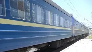 ЧС4 с пассажирским поездом №73 Москва - Ковель
