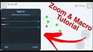 Agar.io mobile 2.18.2/ Zoom & Macro Tutorial | IOS & ANDROID | no root - no game guardian