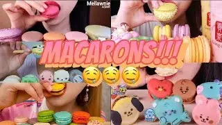 MACARONS BITES ONLY ASMR SATISFYING MUKBANG COMPILATION