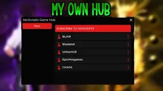 NixScripts Game Hub V1 Beta Script | Roblox NixScripts