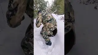 ТИХАЯ ОХОТА ЗИМОЙ, БОЧКОЙ. УСТАНОВКА ЗАСАДЫ. ЧАСТЬ 2
