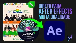 Como exportar um arquivo do Corel para animar no After Effects