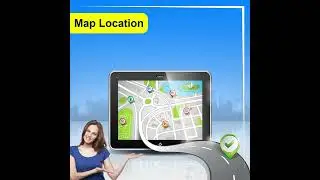 GPS Map with Localization Coordinates